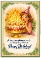DD GOLDEN FEMALE BIRTHDAY A4 14