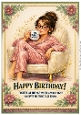 DD GOLDEN FEMALE BIRTHDAY A4 36