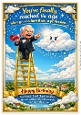 DD FUNNY SENIOR MALE BIRTHDAY A4 25