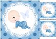 Crawling Baby Boy Topper