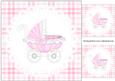 Baby Girl Carriage Topper