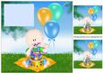 Baby Boy Outdoor Birthday Insert