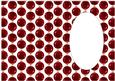 Red Christmas Baubles Insert
