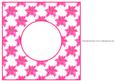 Pink Poinsettia Insert