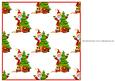 Santa and Christmas Tree Background