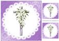 Easter Lily Enamel Cross Topper