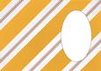 Christmas Vintage Diagonal Stripes Yellow Insert