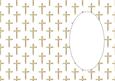 Christening Gold Cross Insert