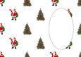 Santa Claus and Christmas Tree Insert