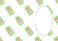 Christmas Gift Green Pink Insert
