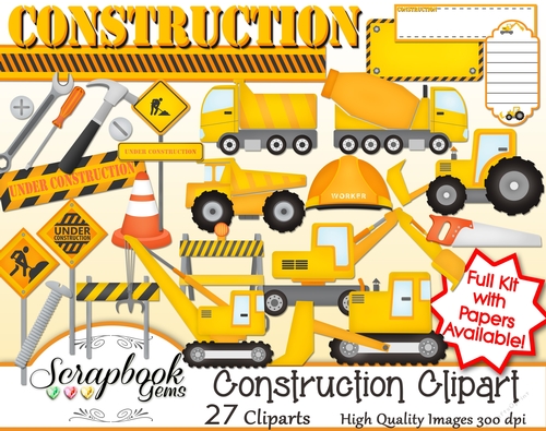 CONSTRUCTION Clipart - 27 Clipart