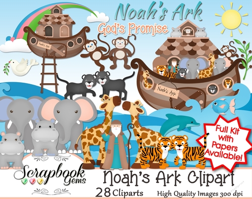 NOAHS ARK CLIPART - 28 Clipart Images
