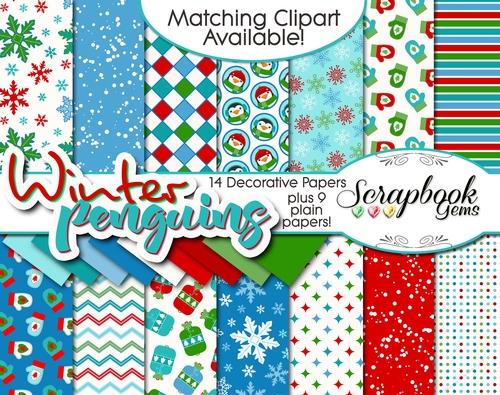 WINTER PENGUINS PAPERS - 23 .jpeg Paper Files