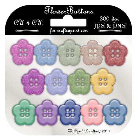 Flower Buttons