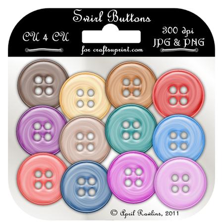 Swirl Buttons