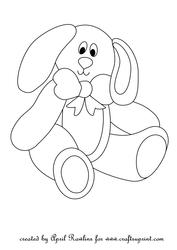 Cutie Bunny Digital Stamp