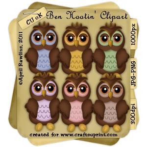 Ben Hootin' Clipart