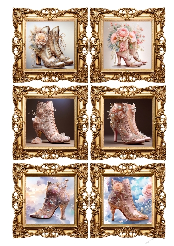 Floral Vintage Boots