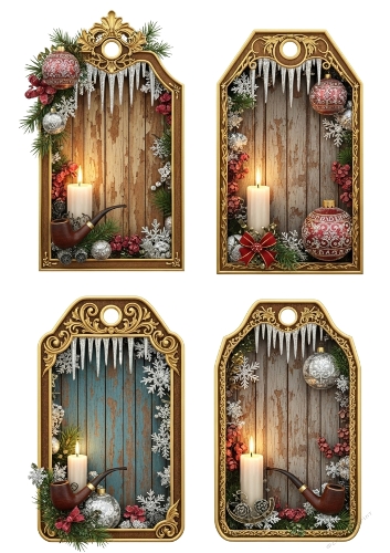 Gentleman Christmas tags 01