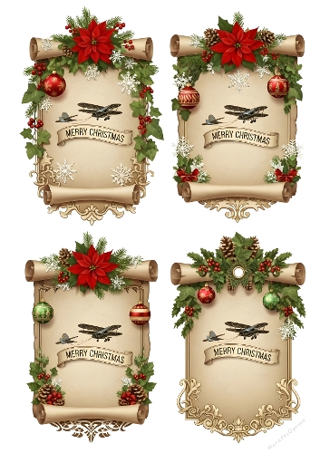 Men Christmas Tag Cards 3