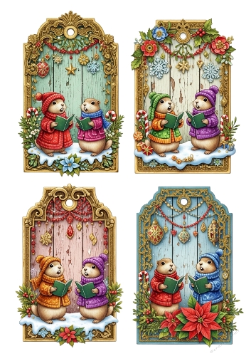 Adorable pet tags 10 Prairie Dogs