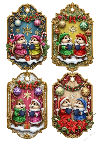 Adorable pet tags 16 Chipmunks