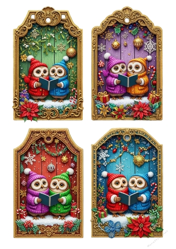 Adorable tags 18 Owls