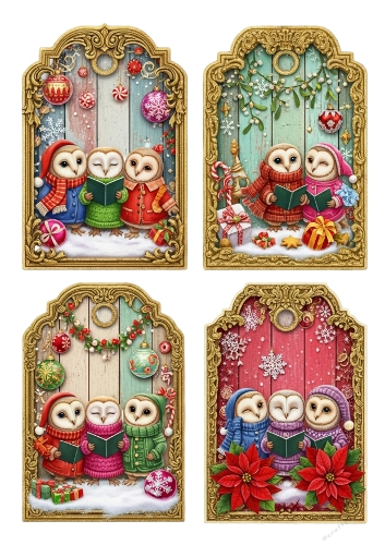 Adorable tags 19 Barn Owls