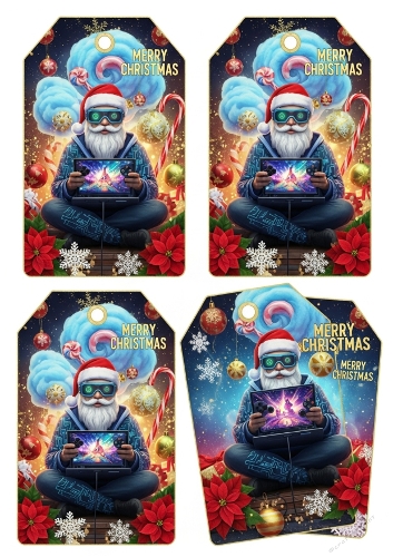 Boys Santa Playstation Christmas 1