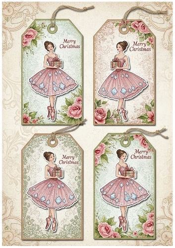 Ballerina Gift Tags 03