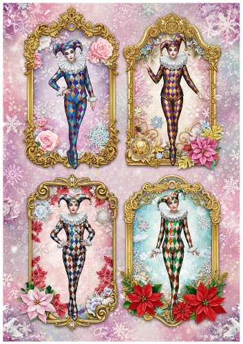 Magic Harlequin Gift Tags 01