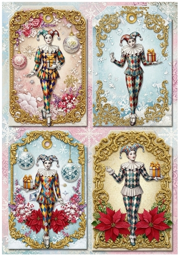 Magic Harlequin Gift Tags 02