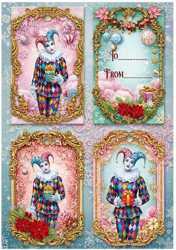Magic Harlequin Gift Tags 04