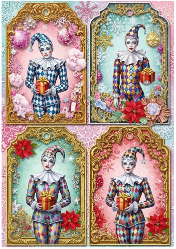 Magic Harlequin Gift Tags 07
