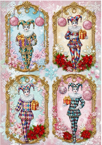 Magic Harlequin Gift Tags 08