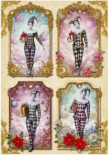 Magic Harlequin Gift Tags 18