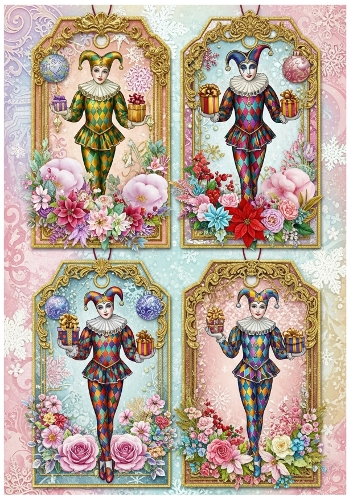 Magic Harlequin Gift Tags 19