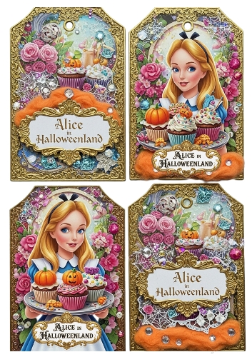 Alice in Halloweenland Tags 02