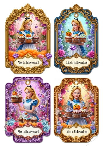 Alice in Halloweenland Tags 06
