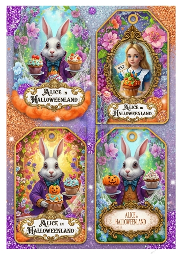 Alice in Halloweenland Tags 08