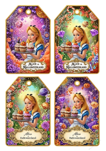 Alice in Halloweenland Tags 10