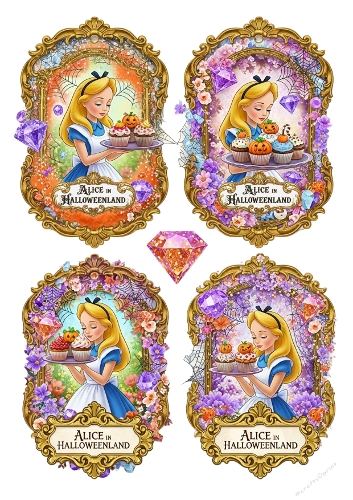 Alice in Halloweenland Tags 11
