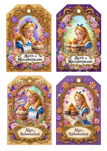 Alice in Halloweenland Tags 12