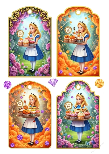 Alice in Halloweenland Tags 15