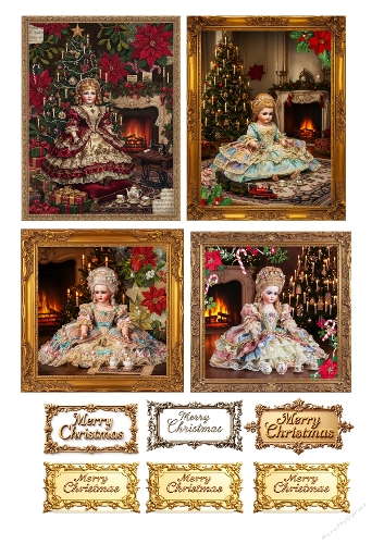 Antique Christmas Dolls 3