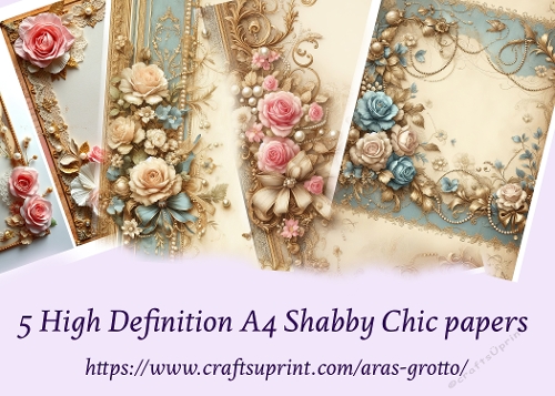 5 High Definition Shabby Chic papers 01