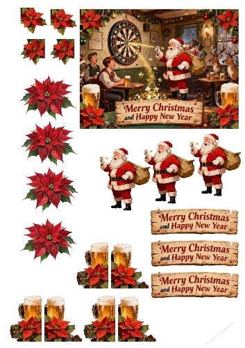 Santa Darts and Beer 2