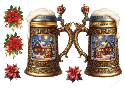 Beer Tankard Large card 02