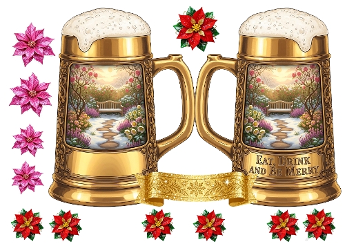 Beer Tankard Large card 04