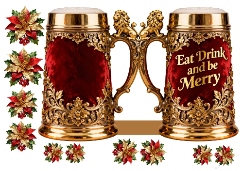 Beer Tankard Shaped Card 01